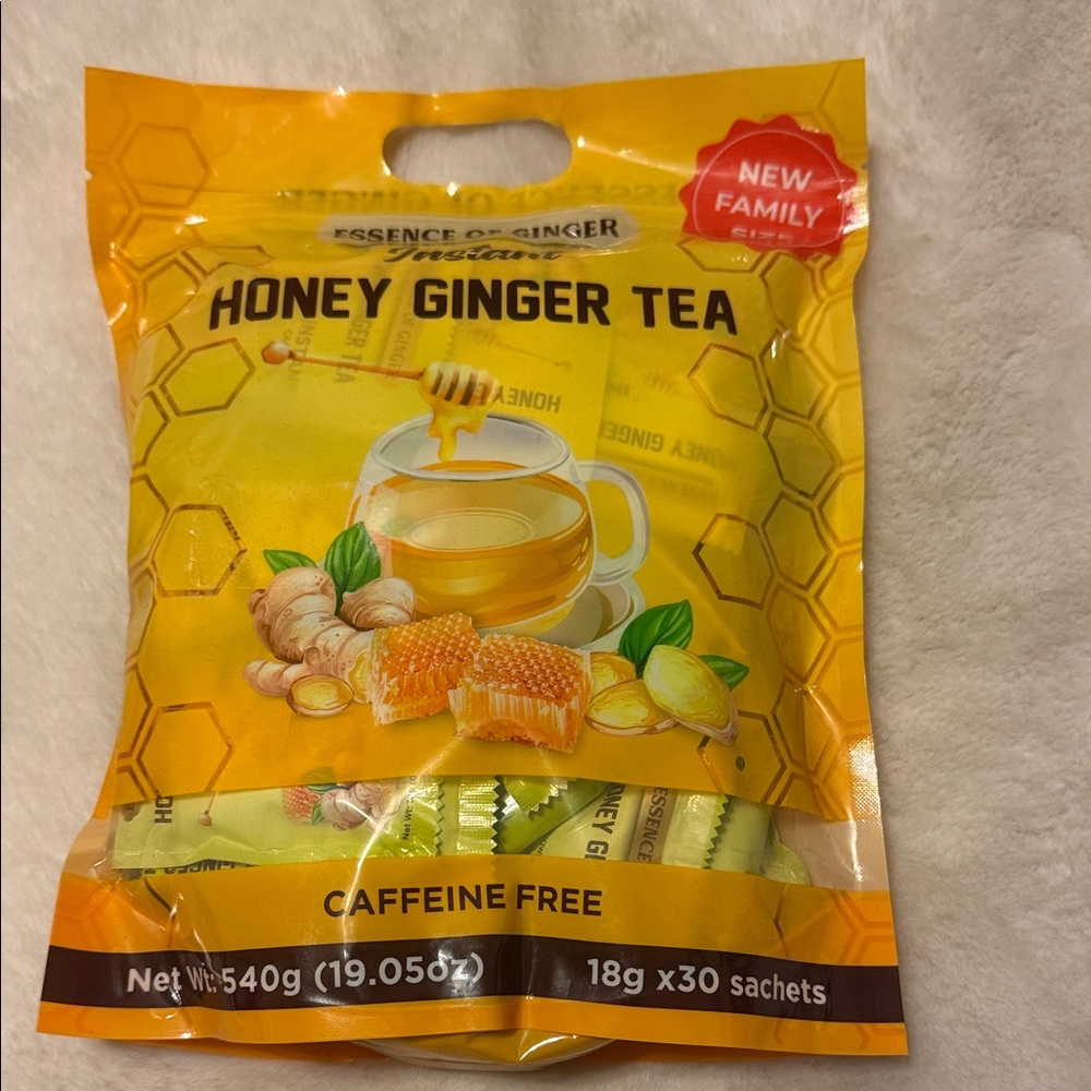 Honey Ginger Tea Sachets